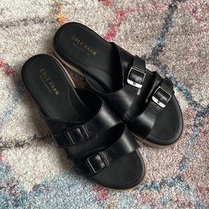 COLE HAAN Megan Buckle Slide Sandal - 7